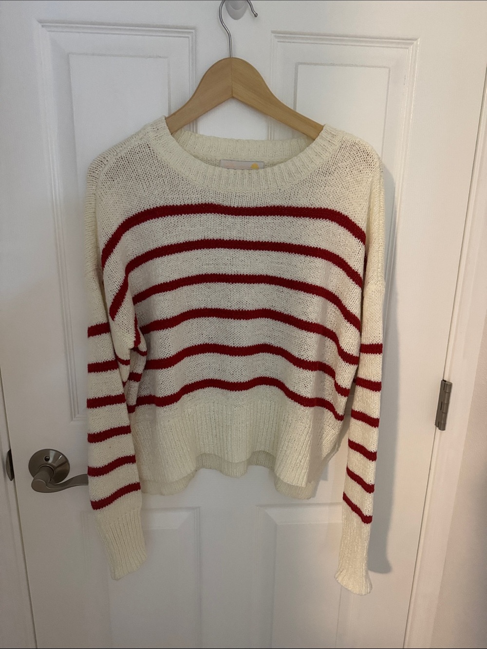 C&C California red stripe sweater M